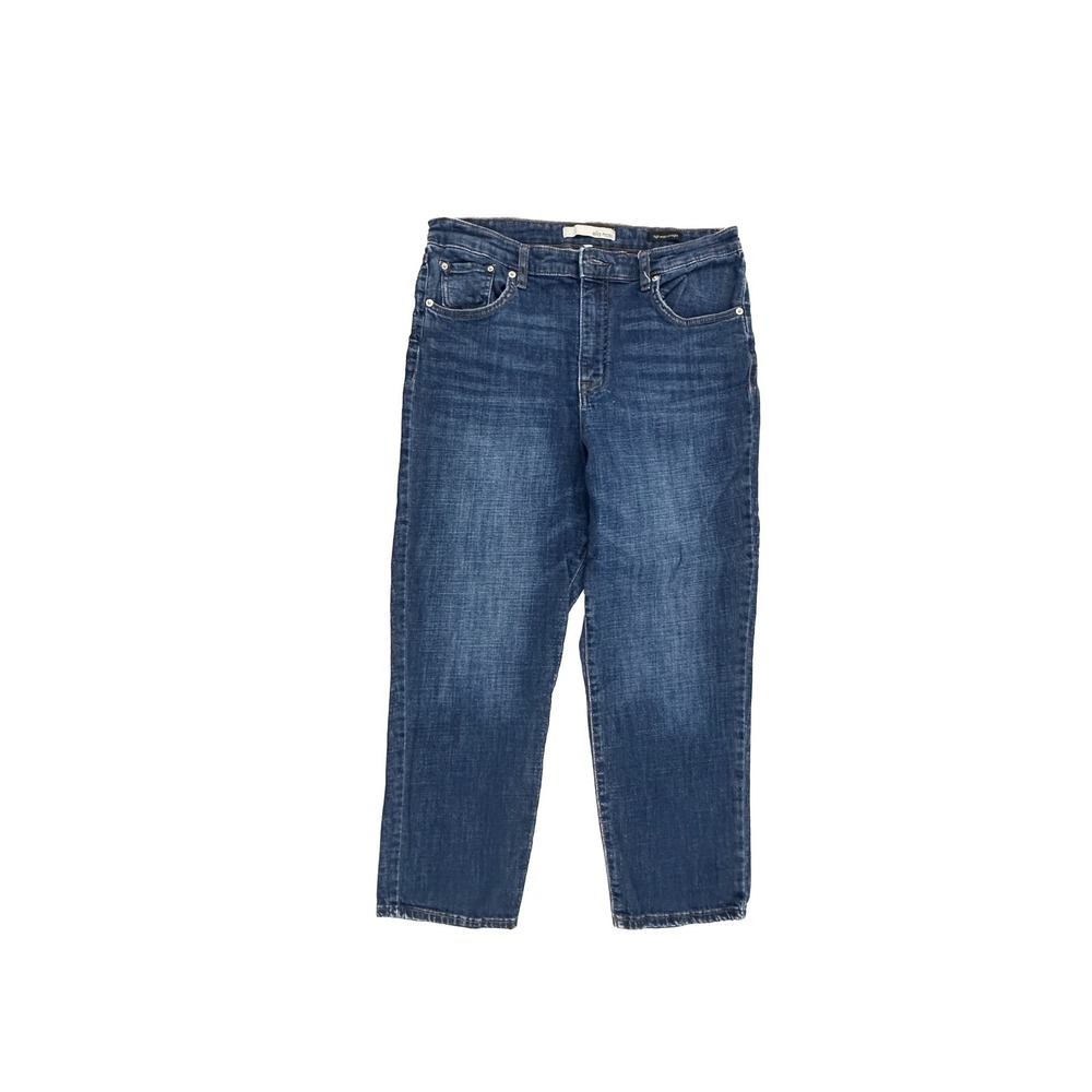 Ella Moss Jeans Junior 14/32 Dark Wash High Waist Straight Leg Denim